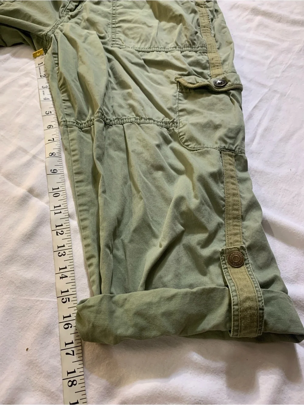 SONOMA Olive Utility Capri Pants